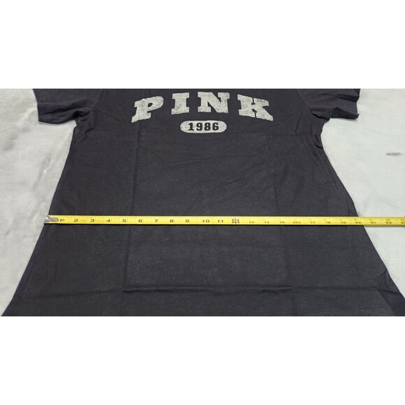 Victoria's Secret Small Black 1986 Campus Cotton Tee NWT - Picture 7 of 8